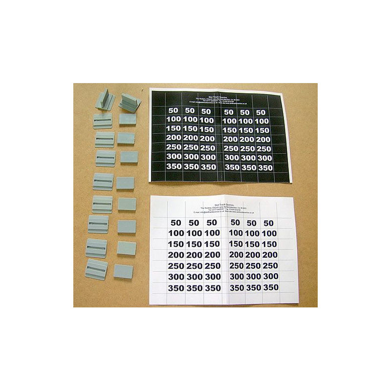 Slot Track Scenics Brake Point Markers 4/5