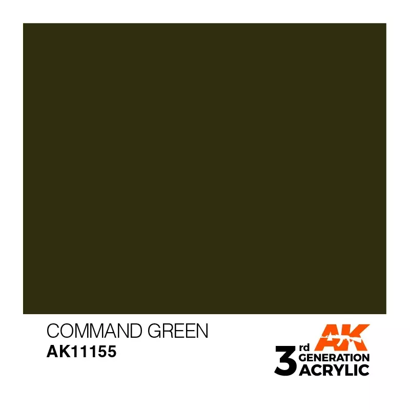 AK Interactive AK11155 Command Green 17ml