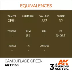 AK Interactive AK11156 Camouflage Green 17ml