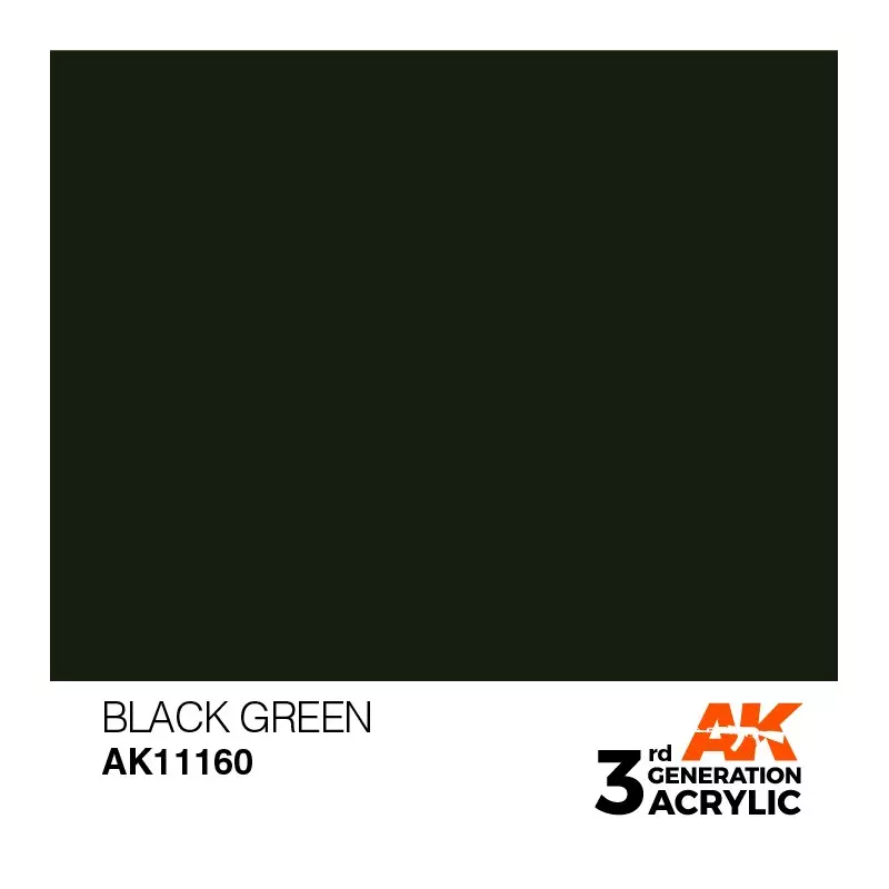 AK Interactive AK11160 Black Green 17ml