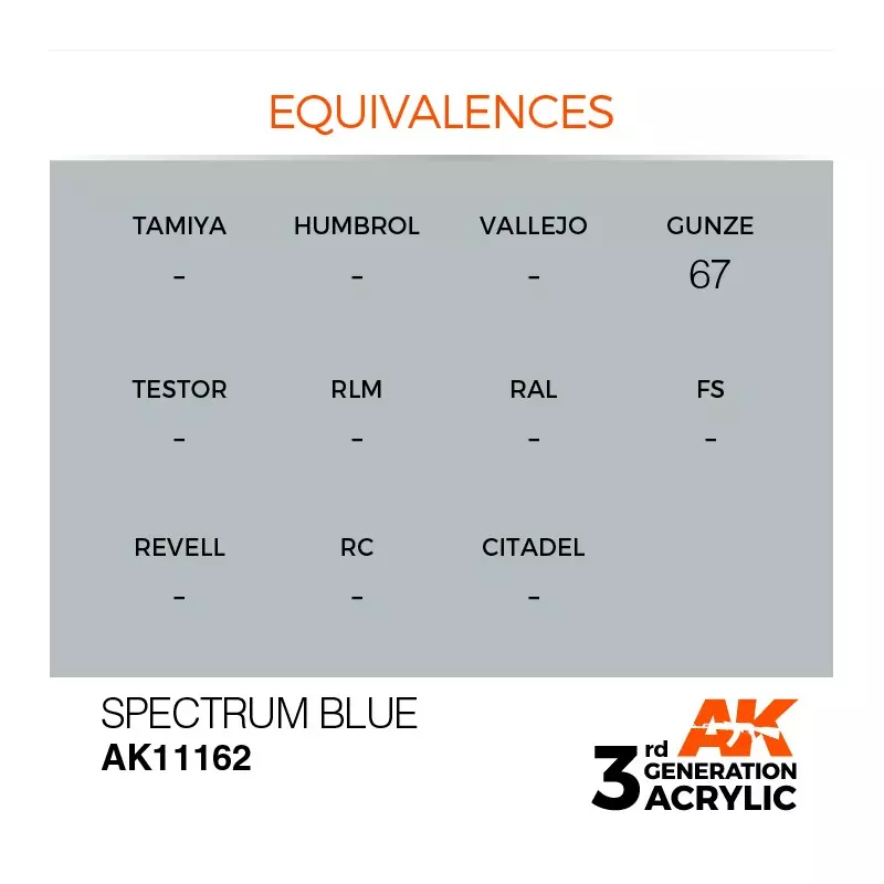 AK Interactive AK11162 Spectrum Blue 17ml