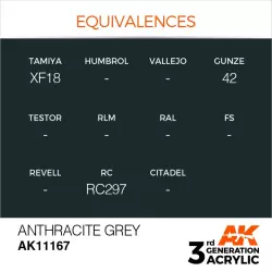 AK Interactive AK11167 Anthracite Grey 17ml