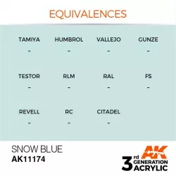 AK Interactive AK11174 Snow Blue 17ml
