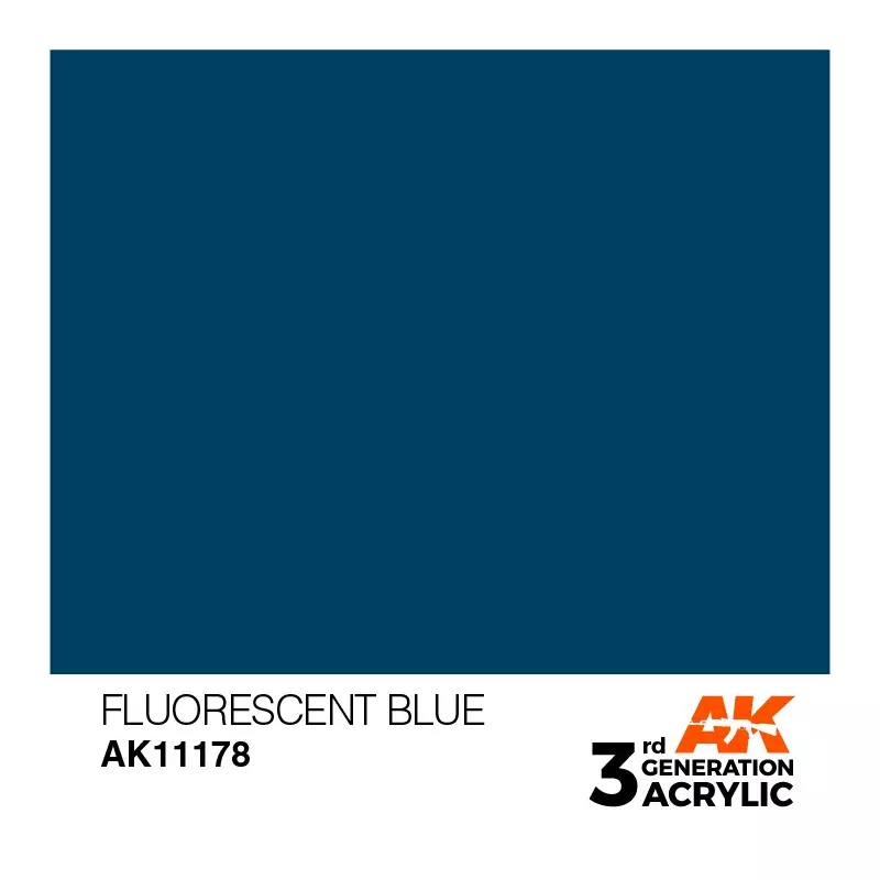 AK Interactive AK11178 Fluorescent Blue 17ml