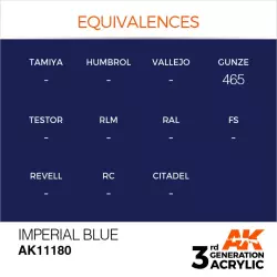 AK Interactive AK11180 Imperial Blue 17ml