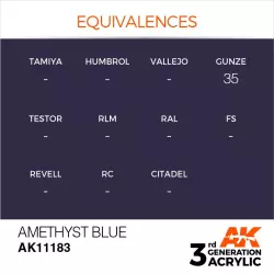 AK Interactive AK11183 Amethyst Blue 17ml