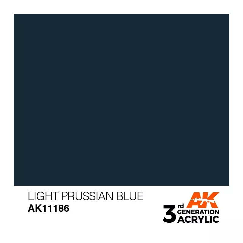 AK Interactive AK11186 Light Prussian Blue 17ml