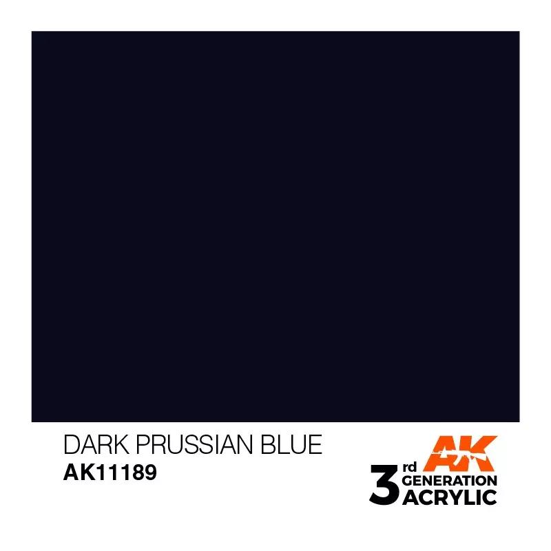 AK Interactive AK11189 Dark Prussian Blue 17ml