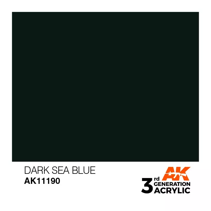AK Interactive AK11190 Dark Sea Blue 17ml