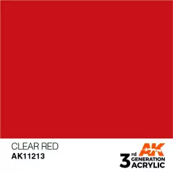 AK Interactive AK11213 Clear Red 17ml