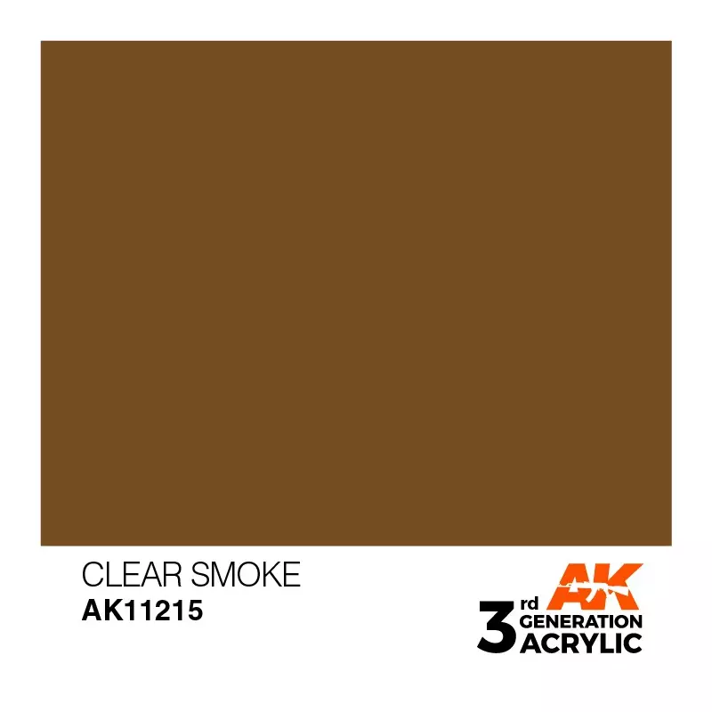 AK Interactive AK11215 Clear Smoke 17ml