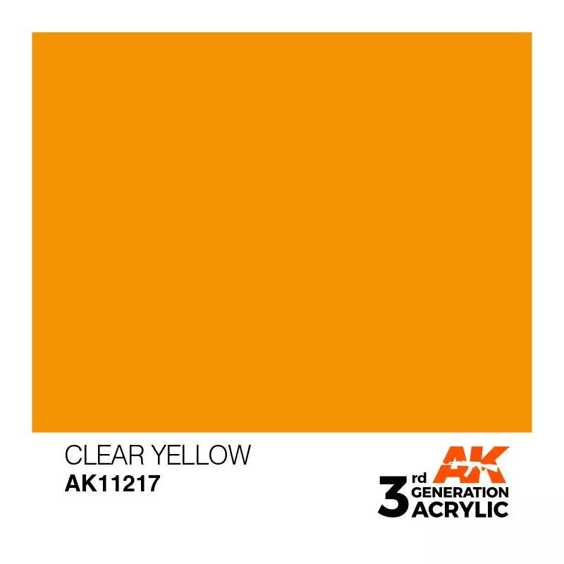 AK Interactive AK11217 Clear Yellow 17ml