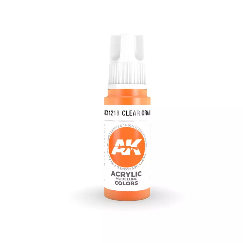  AK Interactive AK11218 Clear Orange 17ml