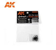 AK Interactive AK9004 Rubber Rings - 20 units (Airbrush Basic Line 0,3)
