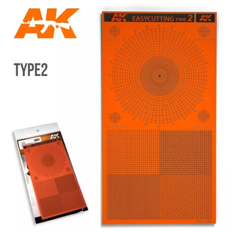 AK Interactive AK8057 EASYCUTTING BOARD TYPE 2