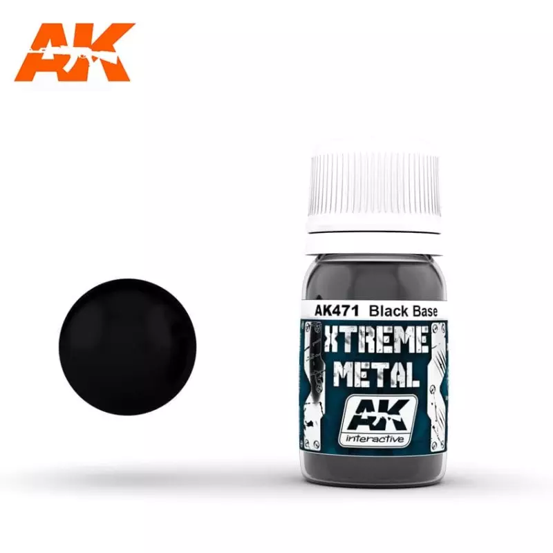  AK Interactive AK471 XTREME METAL BLACK BASE