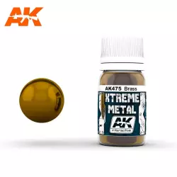 AK Interactive AK475: Xtreme metal paint Brass 1 x 30ml (ref. AK-475)