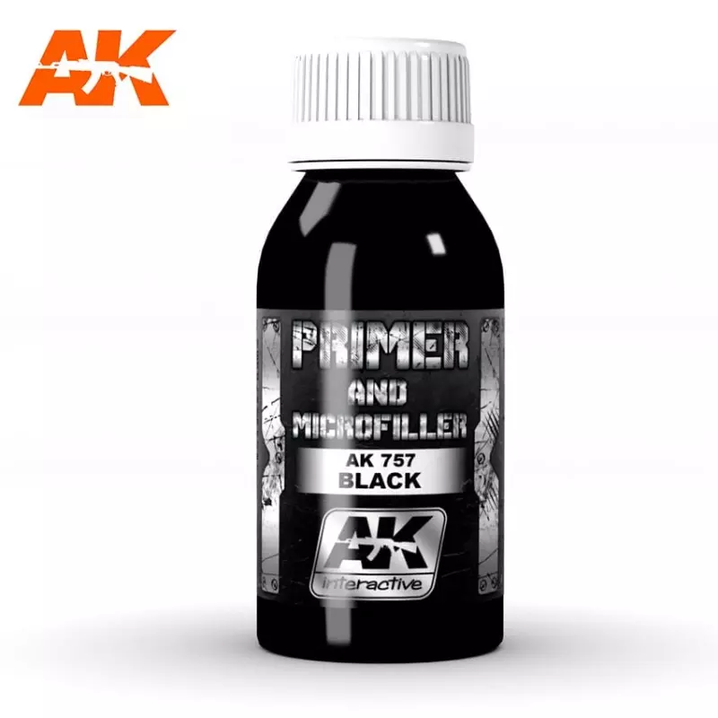  AK Interactive AK757 Black Primer and Microfiller 100ml