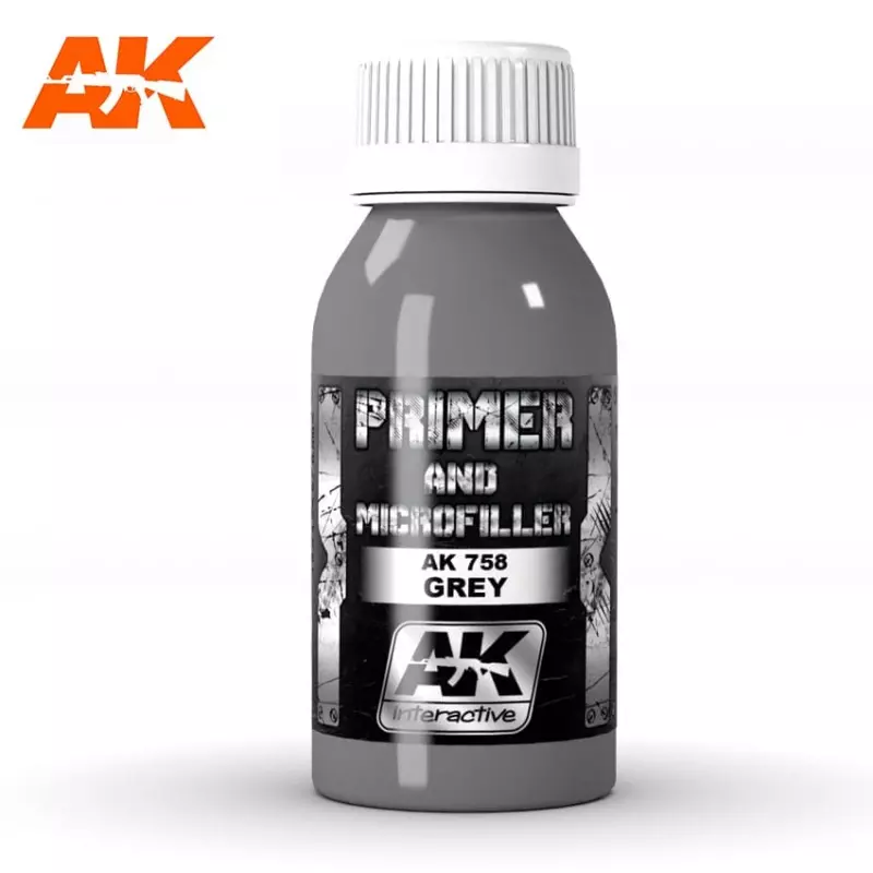  AK Interactive AK758 Grey Primer and Microfiller 100ml