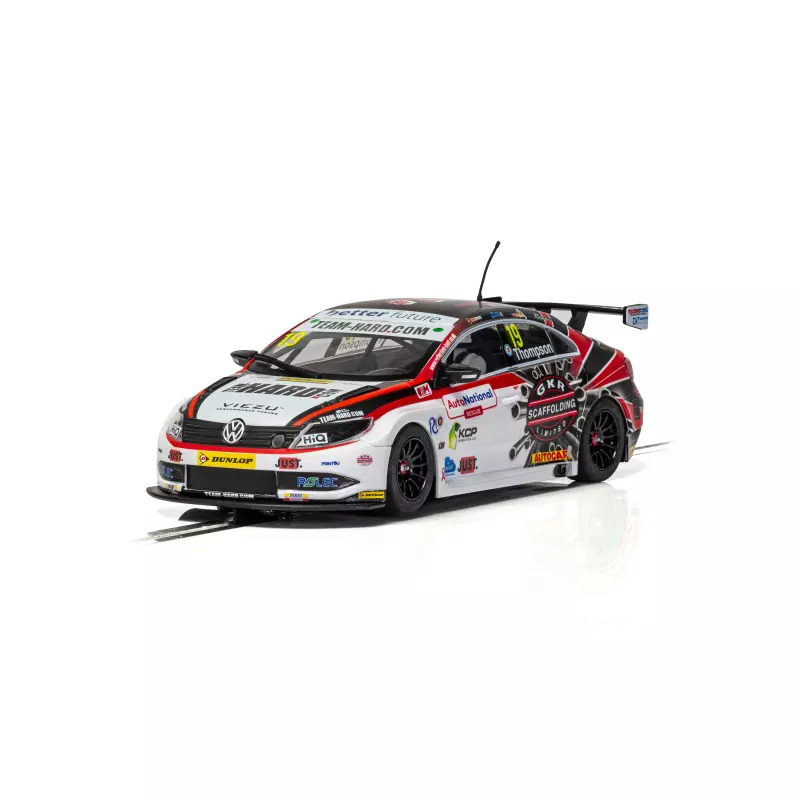 Scalextric C4016 VW Passat CC TEAM HARD BTCC 2018 – Bobby Thompson