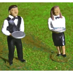 Slot Track Scenics Fig. 4 Waiter and Waitress