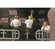 Slot Track Scenics Fig. 6 Figurines Pit Wall Pack B