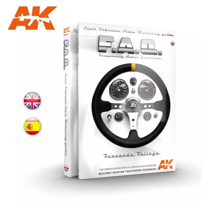  AK Interactive AK282 Civil Vehicles Scale Modelling F.A.Q - English