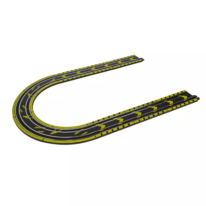  Micro Scalextric G8045 Pack Extension Cascade - Droites & Courbes