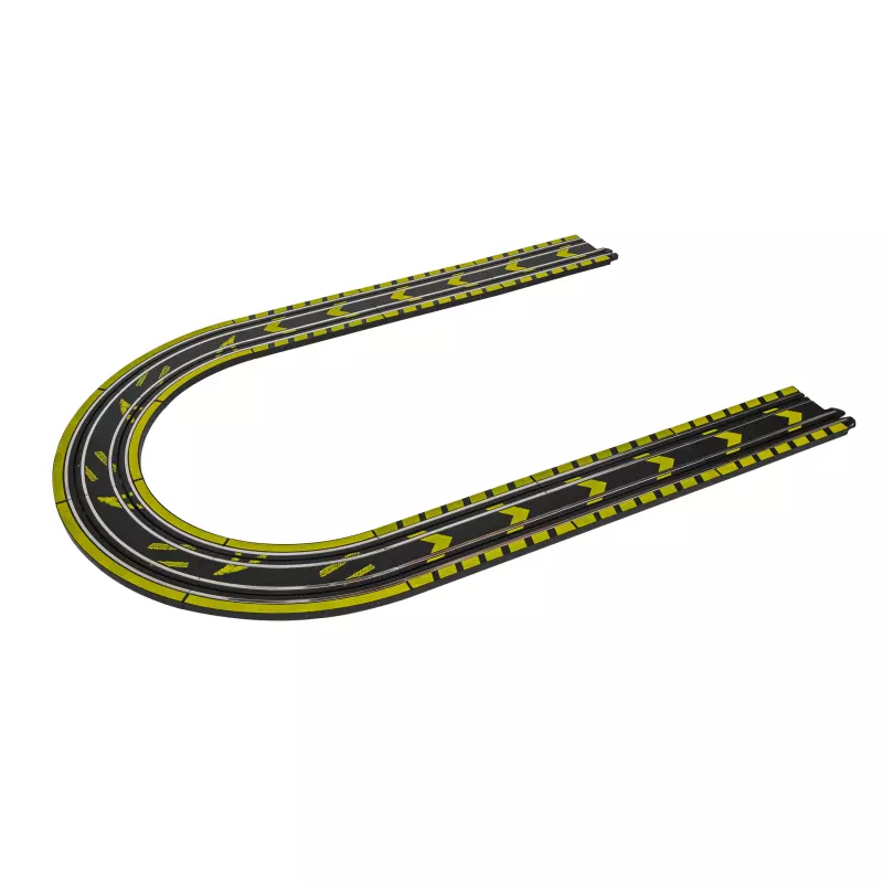  Micro Scalextric G8045 Track Stunt Extension Pack - Straights & Curves