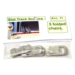 Slot Track Scenics Acc. 11 Chaises pliées x5