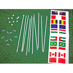 Slot Track Scenics FP A Flags Pack A