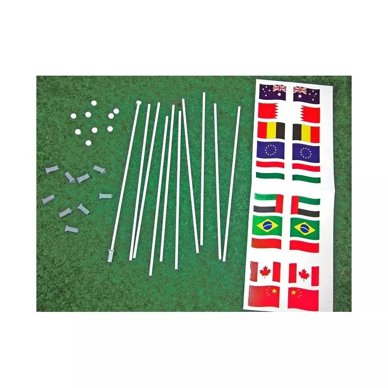 Slot Track Scenics FP A Drapeaux Pack A