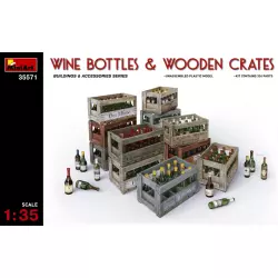 MiniArt 35571 Wine Bottles & Wooden Crates
