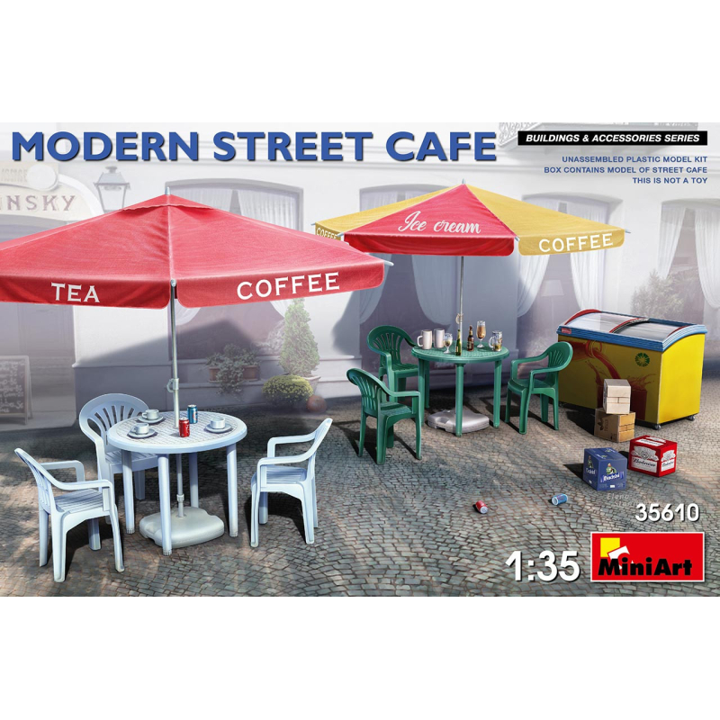                                     MiniArt 35610 Modern Street Cafe