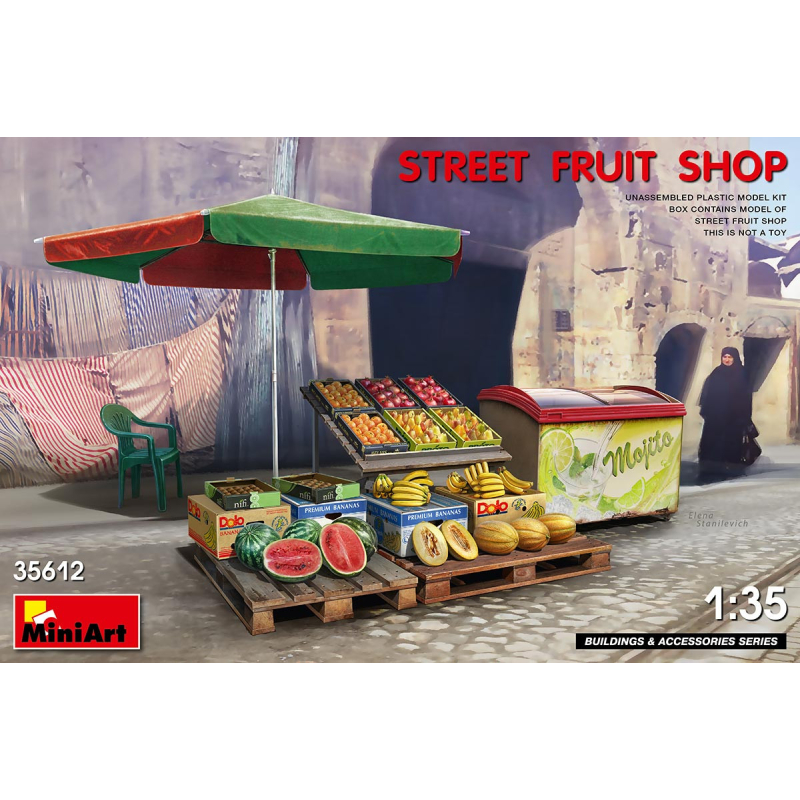                                     MiniArt 35612 Street Fruit Shop
