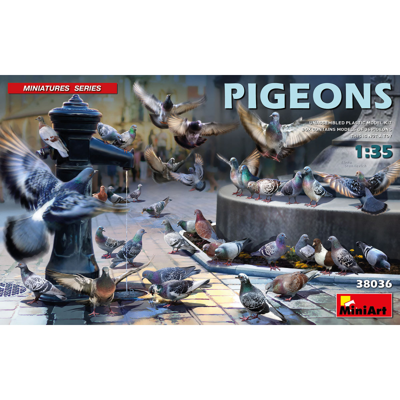                                     MiniArt 38036 Pigeons