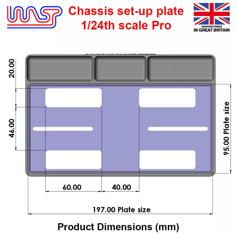 WASP Chassis set up plate 1/24 Pro