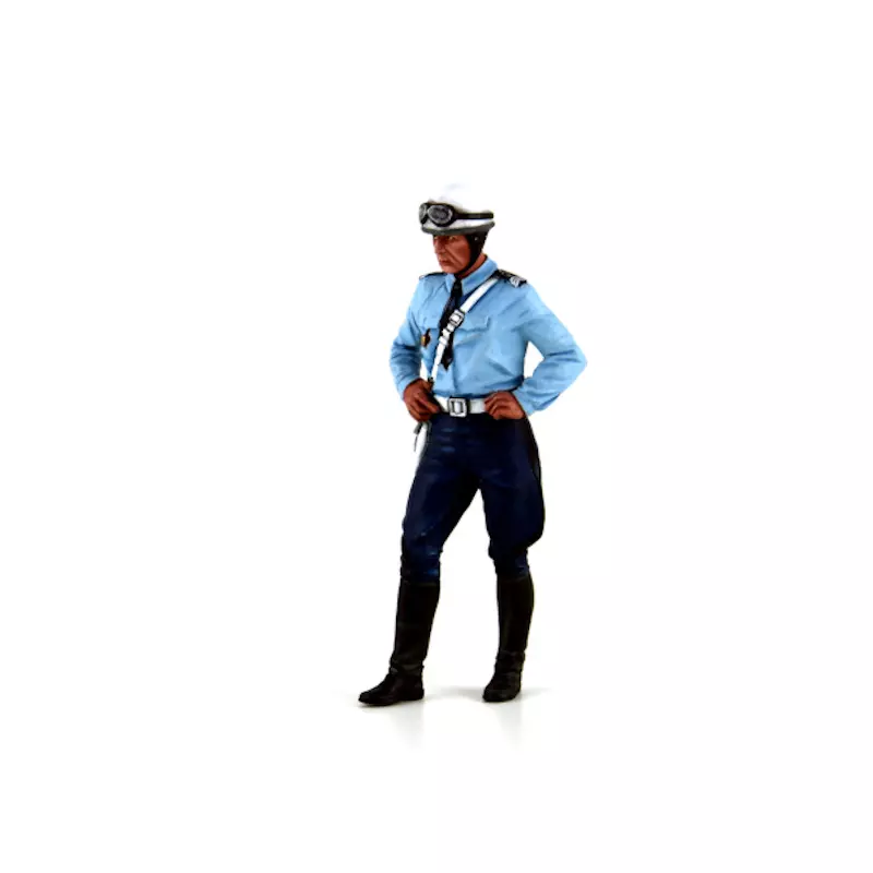 LE MANS miniatures Figure 1/18 Michel, policier motocycliste