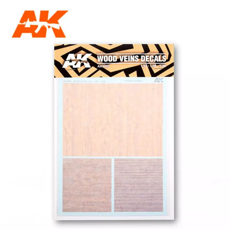  AK Interactive AK9082 Wood Veins Decals