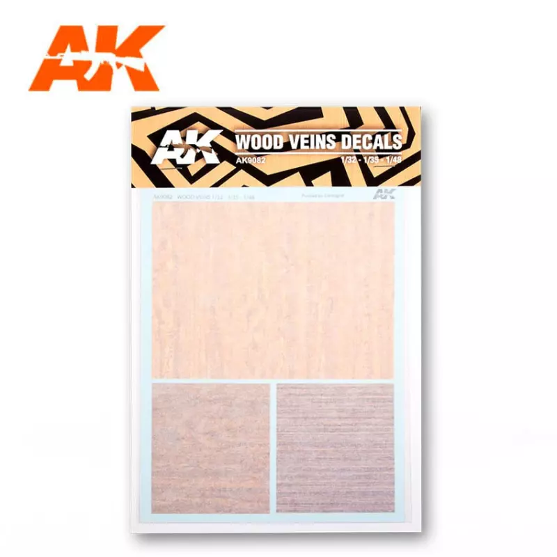 AK Interactive AK9082 Wood Veins Decals