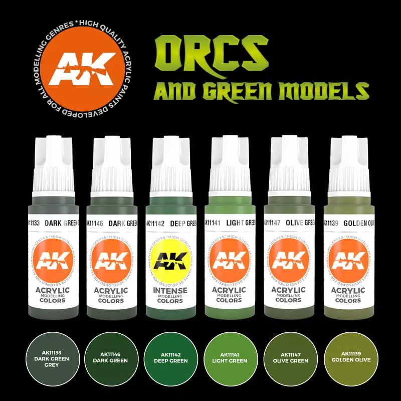 AK Interactive AK11600 Orcs and Green Creatures