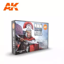 AK Interactive AK11601 Non Metallic Metal: Steel 6x17ml