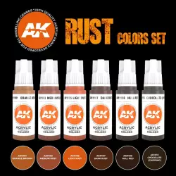 AK Interactive AK11605 Rust and Abandoned 6x17ml