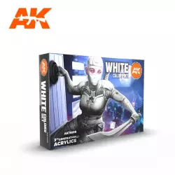 AK Interactive AK11609 White Colors Set 6x17ml