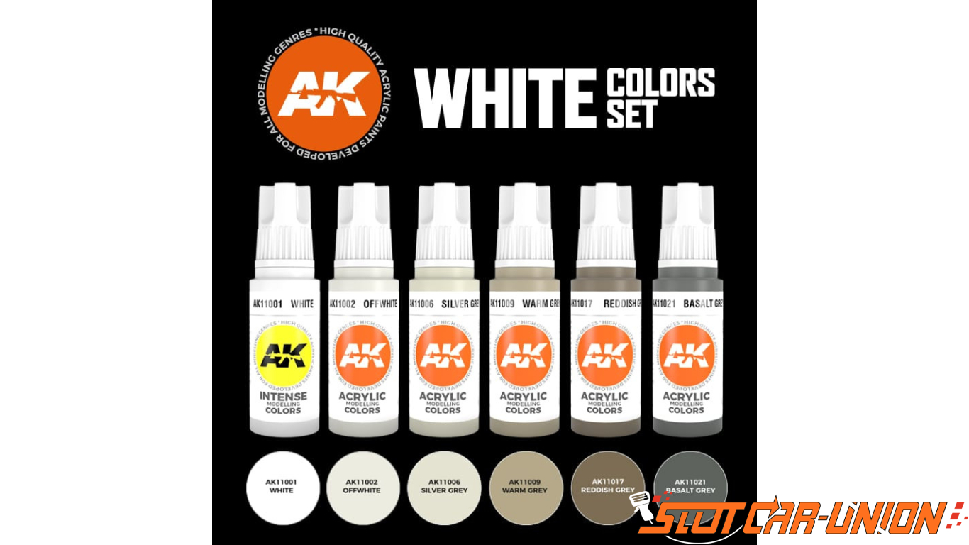 AK-Interactive: 3rd Gen Acrylics - Neon Colors Acrylic Paint Set (Box of 6  Paints)