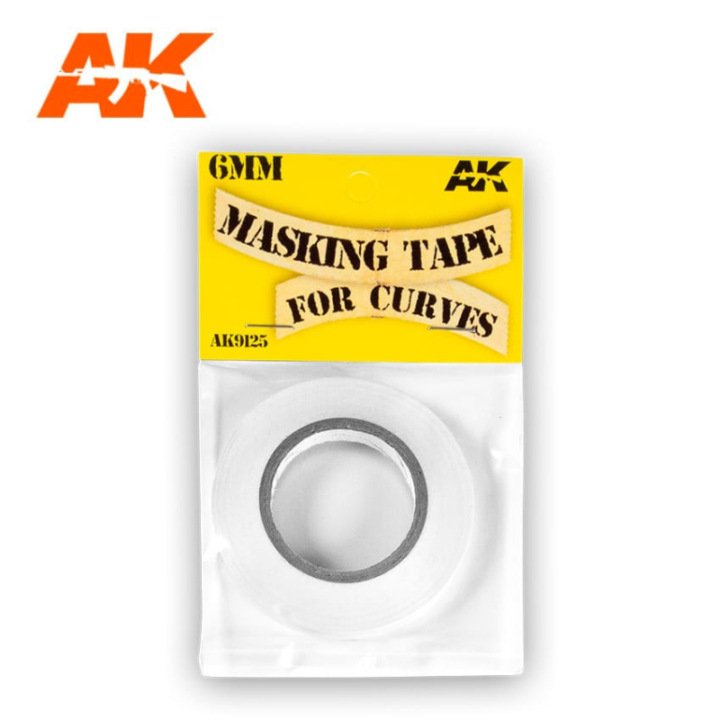                                     AK Interactive AK9125 Masking Tape for Curves 6 mm