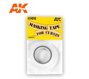 AK Interactive AK9125 Masking Tape for Curves 6 mm