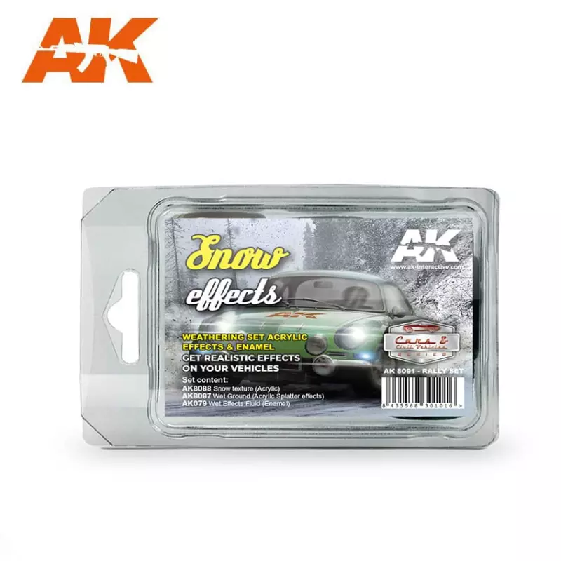  AK Interactive AK8091 Snow Effects (Rally Set)