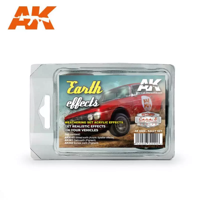  AK Interactive AK8089 Effets Terre (Set Rallye)