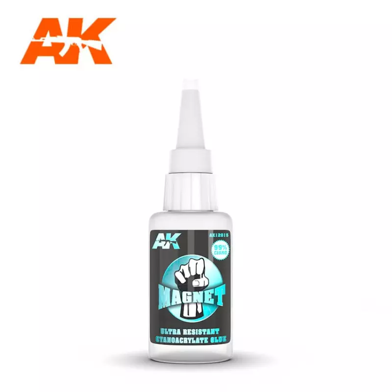 AK Interactive AK12015 Magnet Ultra Resistant Cyanocrylate Glue